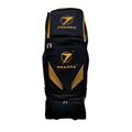 PNARRA Wheel Cricket Kit Bag with spacious compartments for bats, gloves, and leg guards, perfect for professional cricketers.