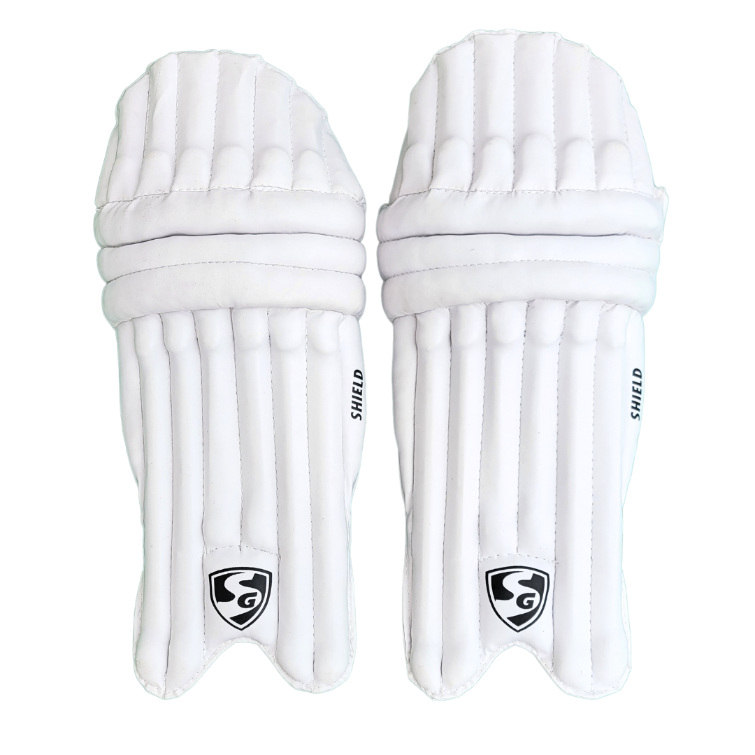 Shield Batting Leg Guards X-Small Junior – Ultimate Protection for Young Cricketers