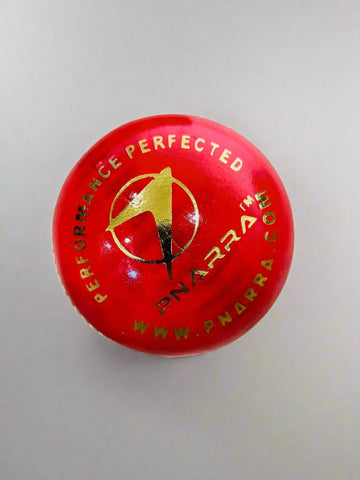 PNARRA 4-piece Cricket Leather Balls - Red T20