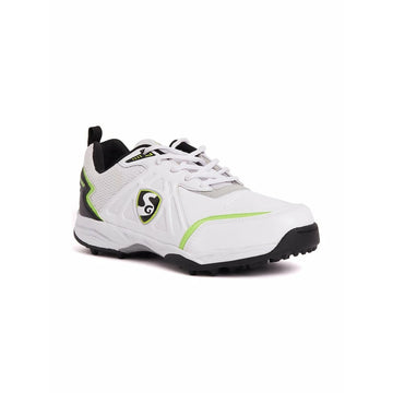 Full Shoe View: Mesh and PVC upper with a combination of style, flexibility, durability, and perfect finish, ideal for cricket players seeking high performance.