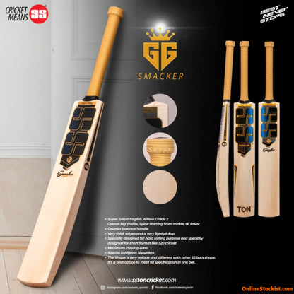 SS GG Smacker English Willow Cricket bat