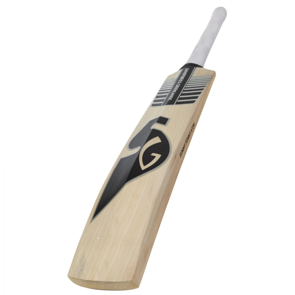 SG Sunny Tonny Icon Black SH-Finest English willow Cricket Bat (Leather Ball)