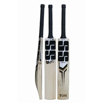 Profile view of SS Sky 360 Cricket Bat - Size 6, showcasing the rounded toe and new secular profile for better balance and comfort.
